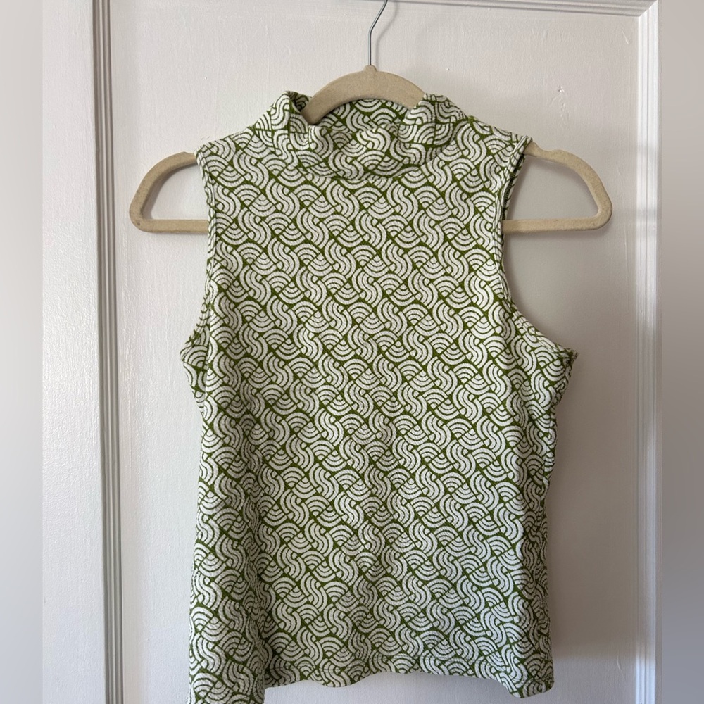 Maeve mock neck top